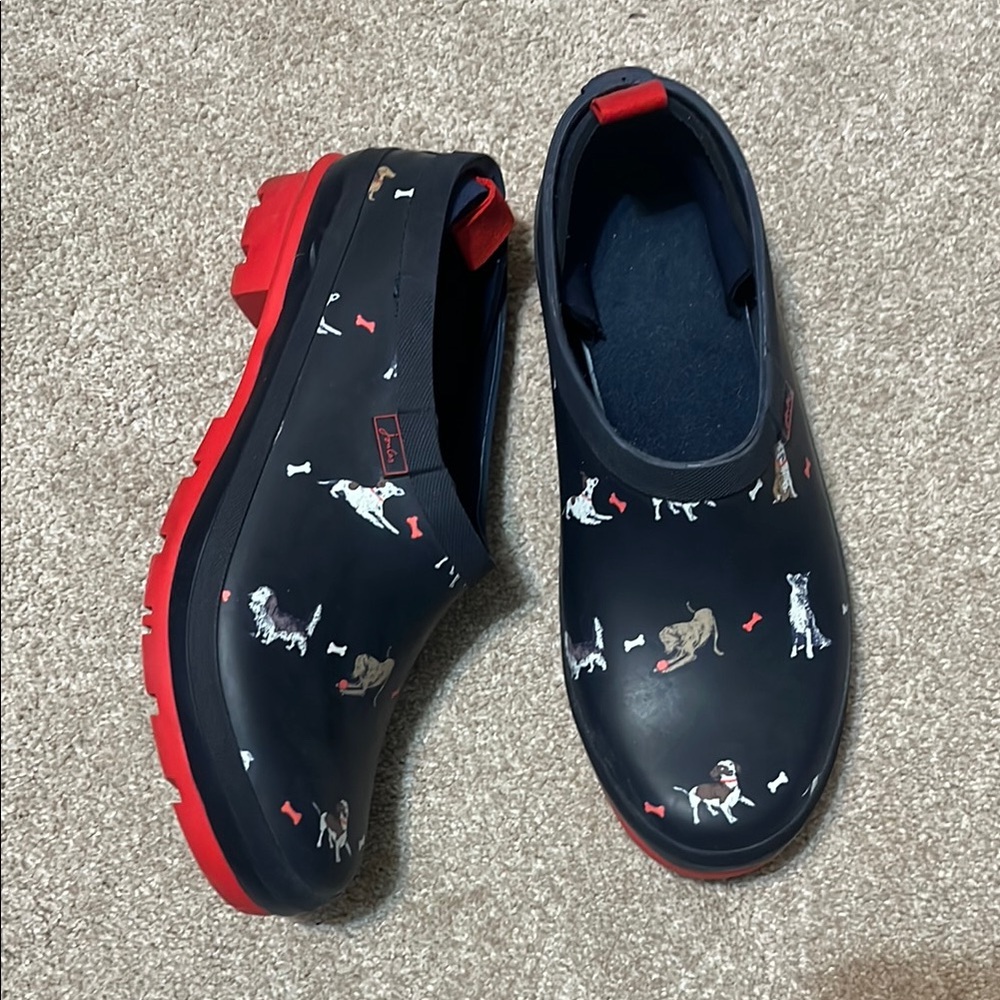 Joules navy and Red Slip-On Shoes- women’s 11